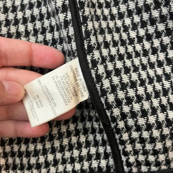 Theory Toggle Duffle‎ Coat Wool Gray Black Plaid Interior Size P Small - Picture 7 of 10